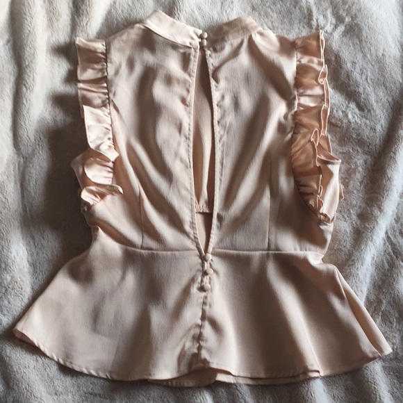 Vici Collection | SkyLar Rose Ruffle Blouse (NWOT) - Picture 3 of 6